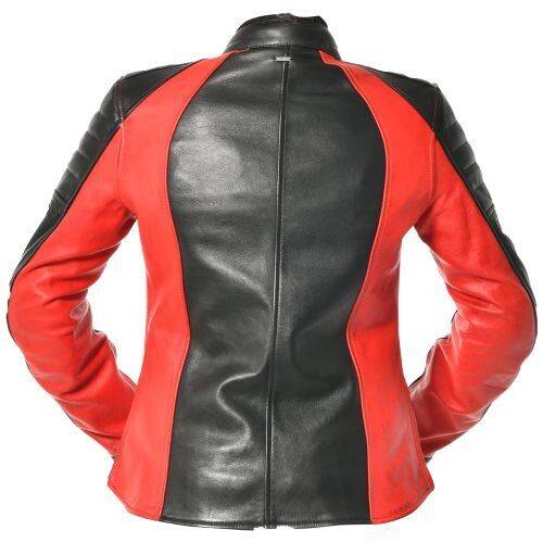 OVERLAP Chaqueta Tina Lady Negro/Rojo