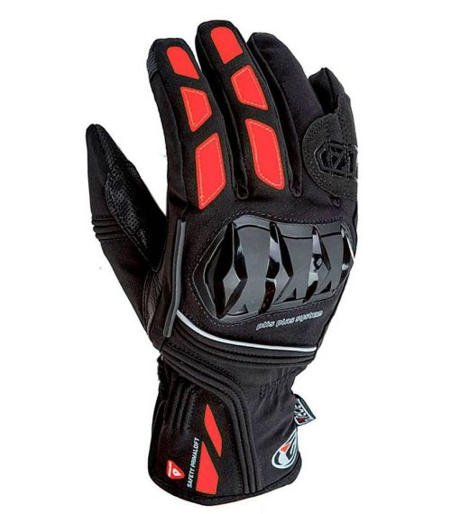 GARIBALDI Guantes Safety Plis Plas Primaloft Negro/Rojo