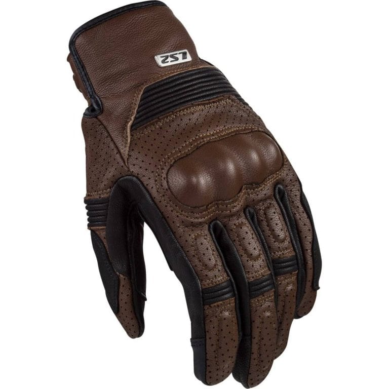 LS2 Guantes Duster Marrón