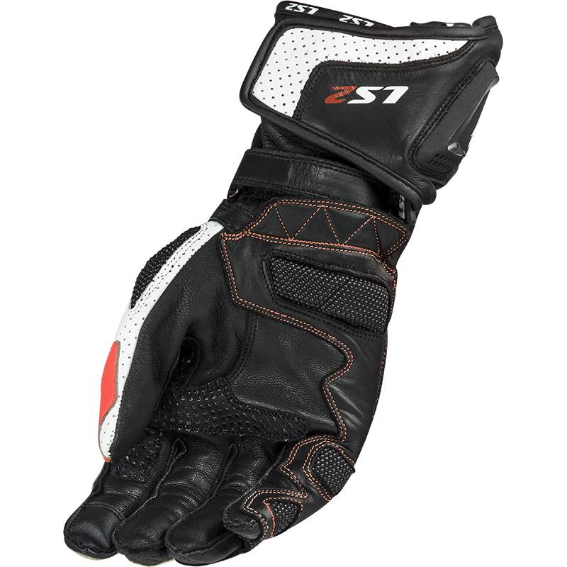 LS2 Guantes Swift Racing Negro/Blanco/Rojo