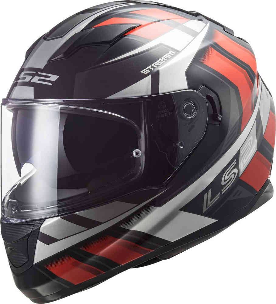 Casco LS2 FF320 Stream Evo Loop Negro/Rojo