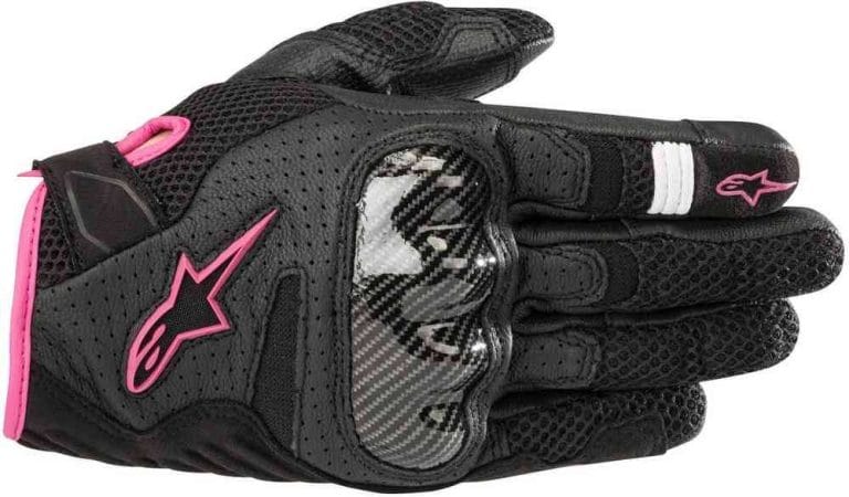 ALPINESTARS Guantes SMX-1 Air V2 Lady Negro/Fucsia