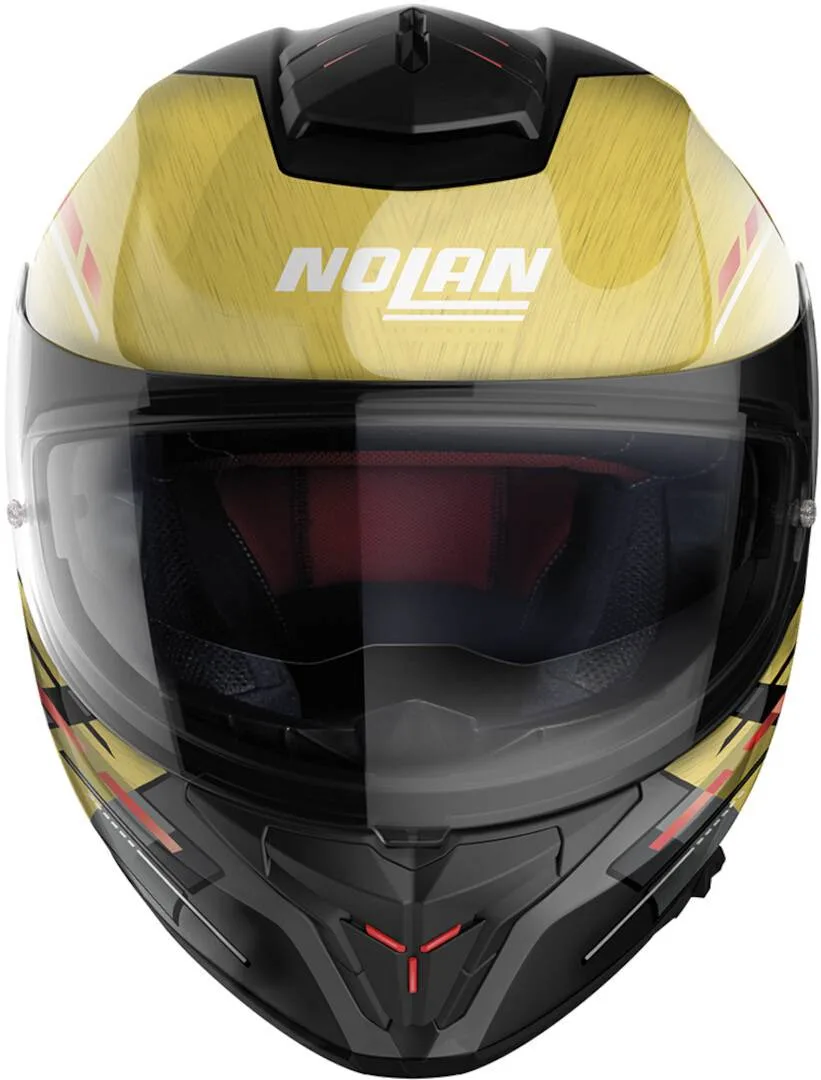 Casco NOLAN N80-8 Meteor N-Com Negro/Oro (69) - MOTOBASIC
