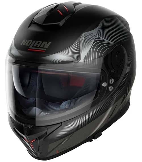 NOLAN Casco N80-8 Powerglide N-Com Negro Mate/Gris (44)