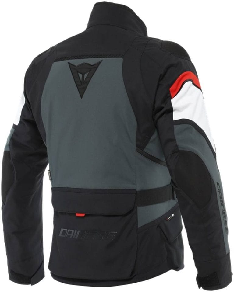 DAINESE Chaqueta Carve Master 3 Gore-Tex Negro/Gris/Rojo Lava