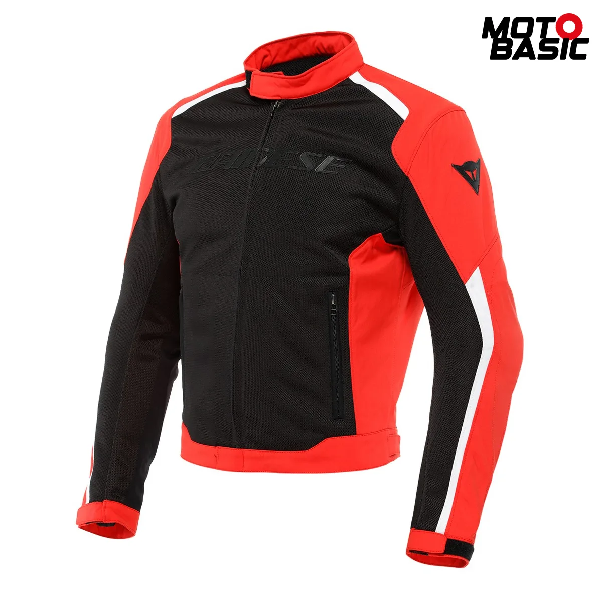 Chaqueta DAINESE Hydra Flux 2 Air D-Dry Negro/Rojo Lava