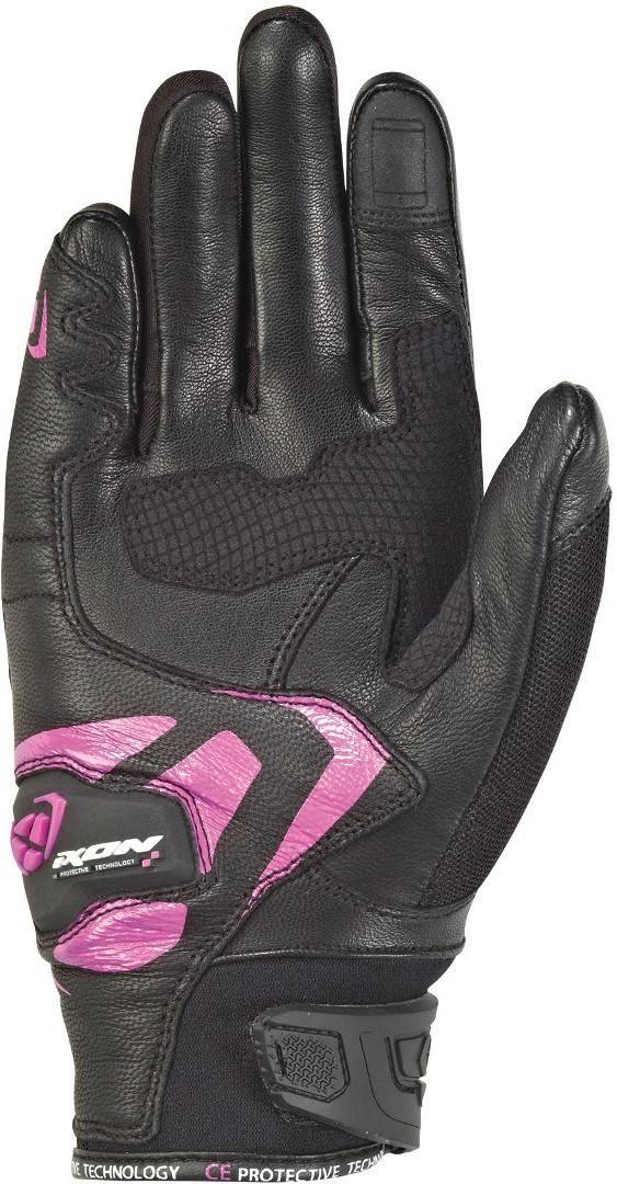 IXON Guantes RS Rise Air Lady Negro/Fucsia