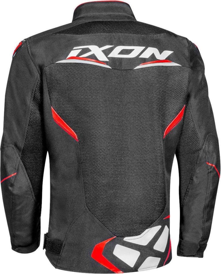 IXON Chaqueta Draco Negro/Blanco/Rojo