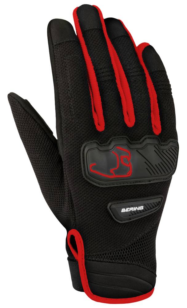 BERING Guantes York Negro/Rojo
