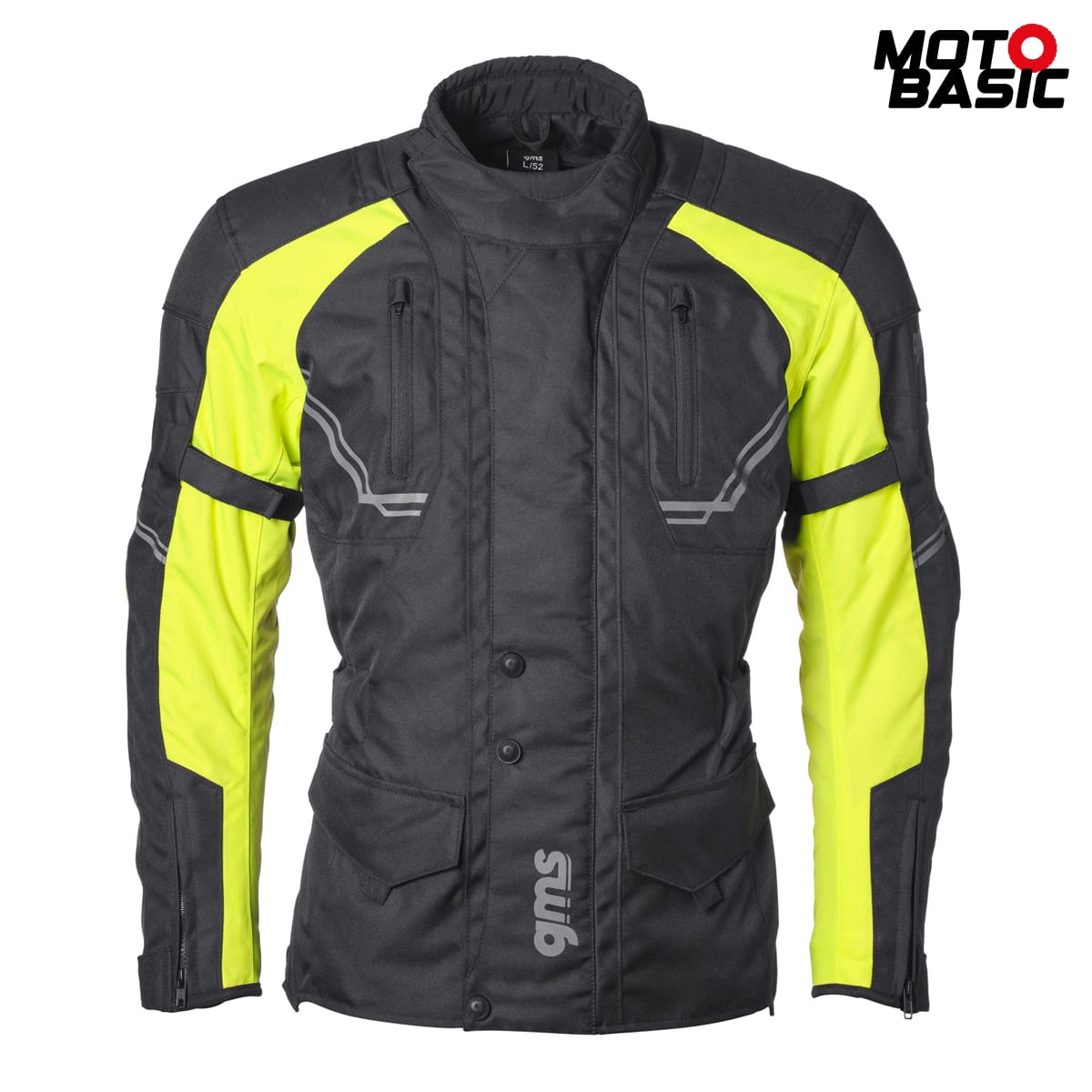 Chaqueta GMS Taylor Negro/Amarillo Fluor