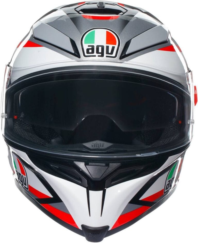 AGV Casco K5 S E2205 Multi MPLK - Plasma Blanco/Negro/Rojo