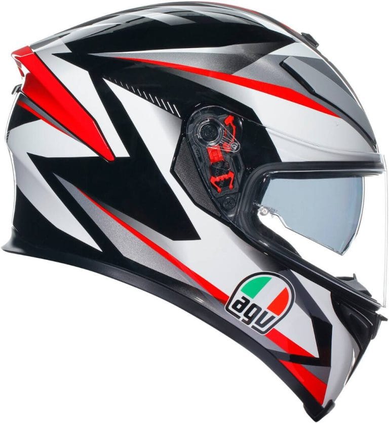 AGV Casco K5 S E2205 Multi MPLK - Plasma Blanco/Negro/Rojo
