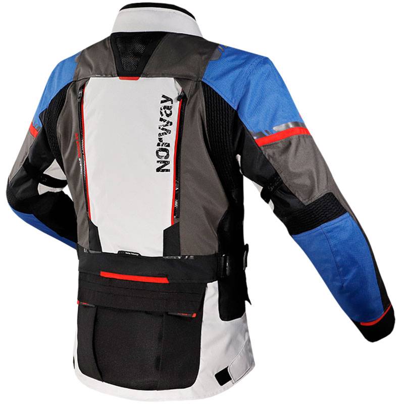 LS2 Chaqueta Norway Azul/Negro/Gris/Rojo