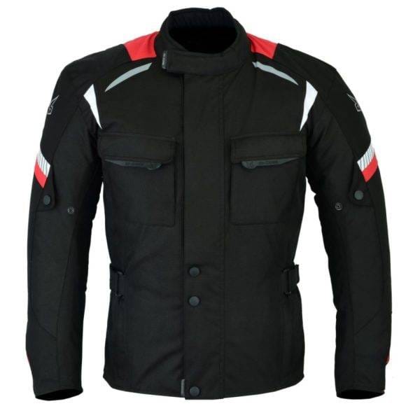 MOTARDZONE Chaqueta Torento Negro/Rojo