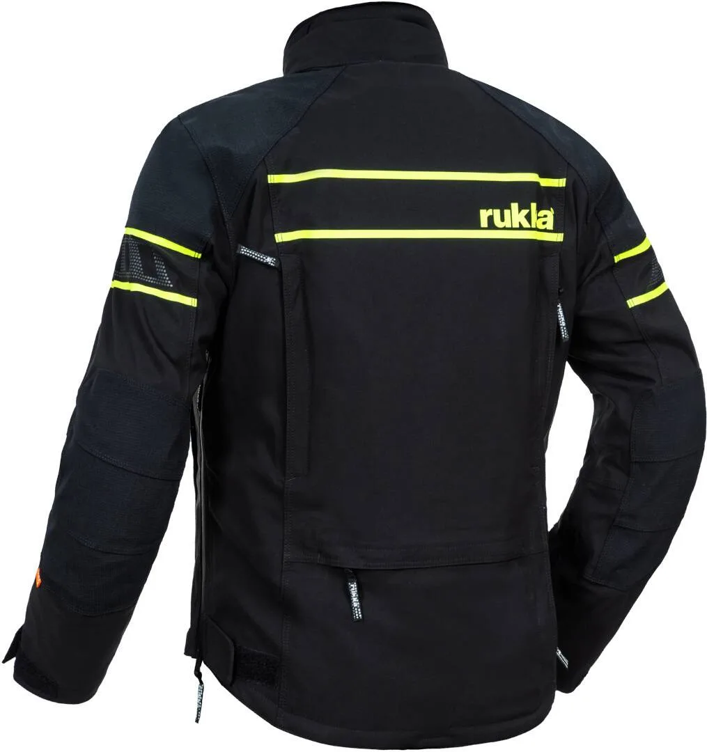 RUKKA Chaqueta Rapto-R Negro/Amarillo Fluor