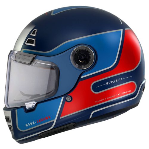 MT Casco Jarama Baux Azul/Rojo Mate (D7)