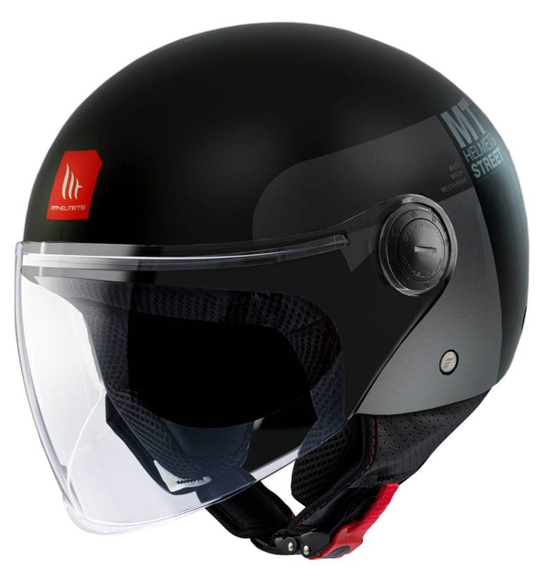 MT Casco Street Inboard Negro/Gris Mate (D2)