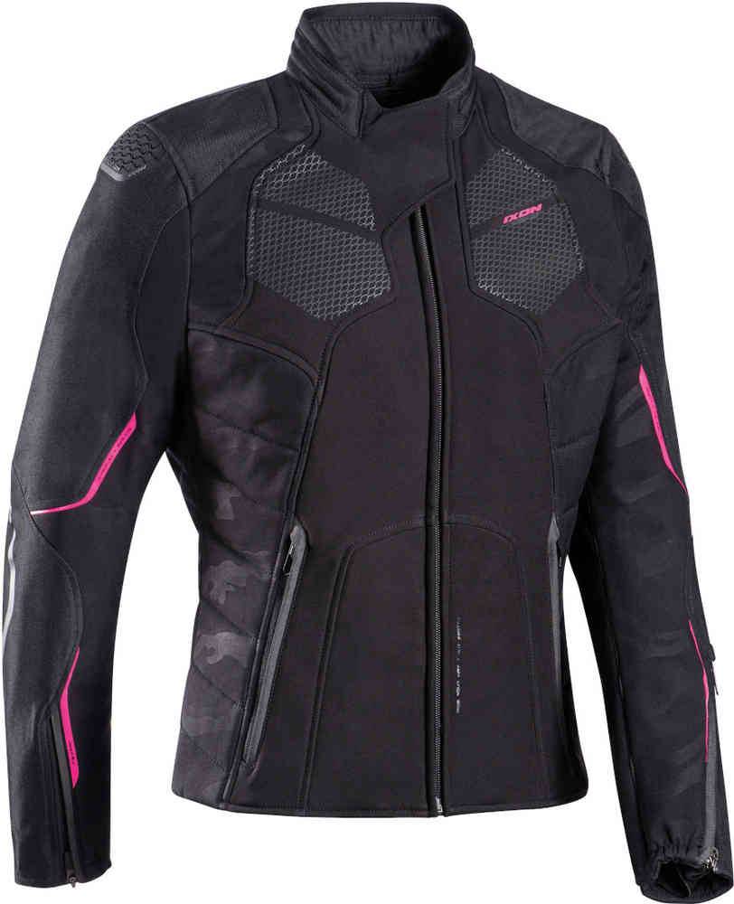 IXON Chaqueta Cell Lady Negro/Fucsia