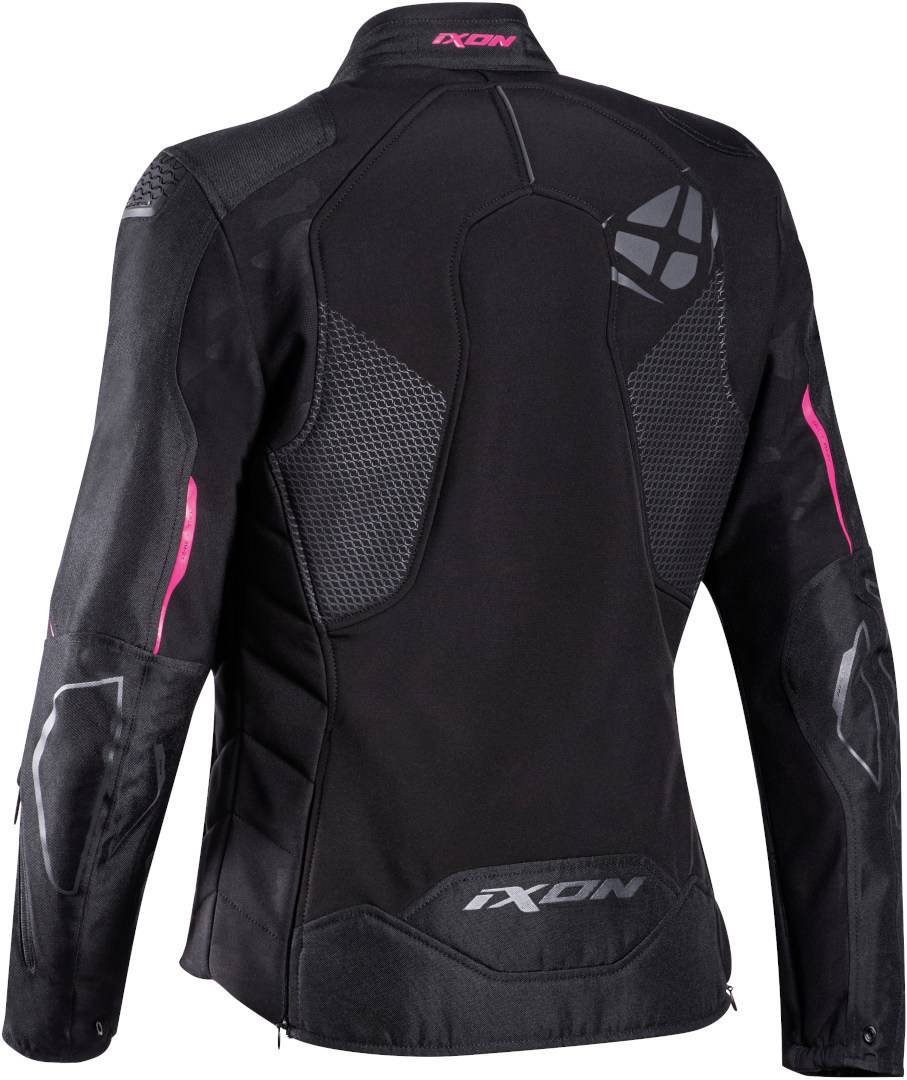 IXON Chaqueta Cell Lady Negro/Fucsia