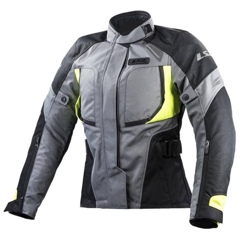 LS2 Chaqueta Phase Lady Gris/Negro/Amarillo Fluor