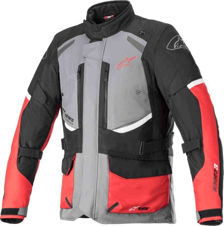 ALPINESTARS Chaqueta Andes V3 Drystar Gris/Negro/Rojo