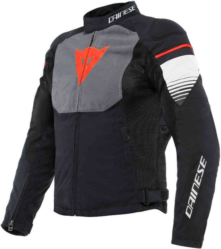 DAINESE Chaqueta Air Fast Tex Negro/Gris/Blanco