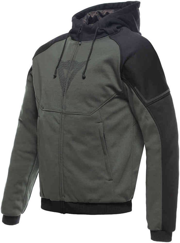 DAINESE Chaqueta Daemon-X Safety Hoodie Full Zip Gris Verde/Negro