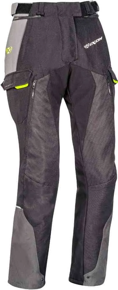 IXON Pantalón Balder Lady Negro/Gris/Amarillo Fluor