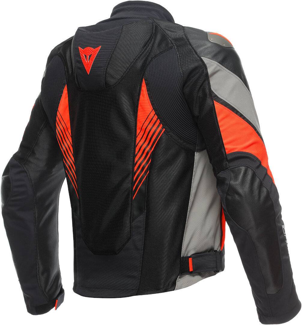 DAINESE Chaqueta Super Rider 2 Absoluteshell Negro/Gris/Rojo Fluor