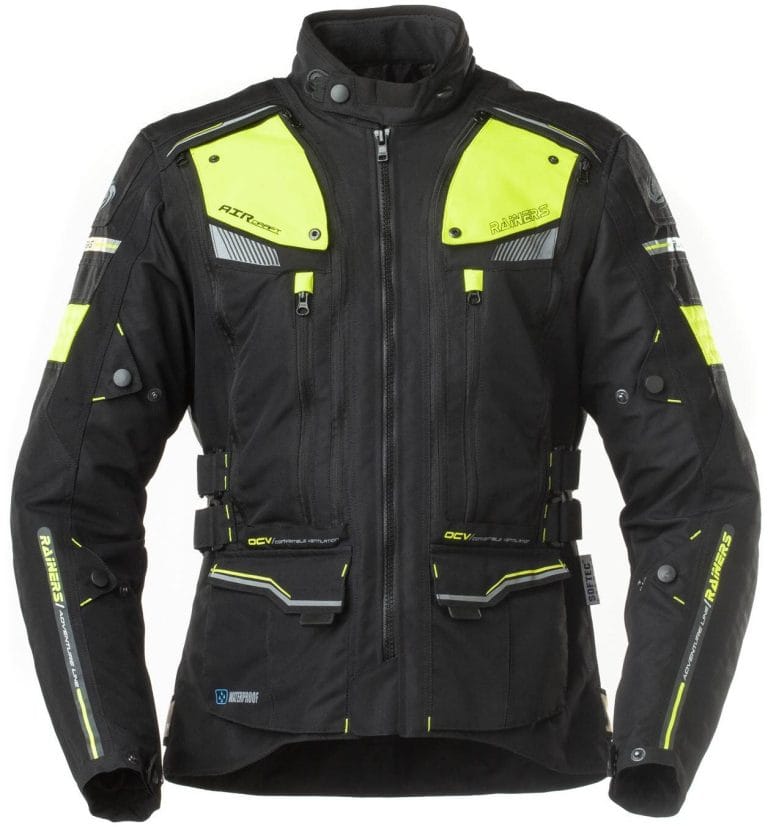 RAINERS Chaqueta Trivor Negro/Amarillo Fluor
