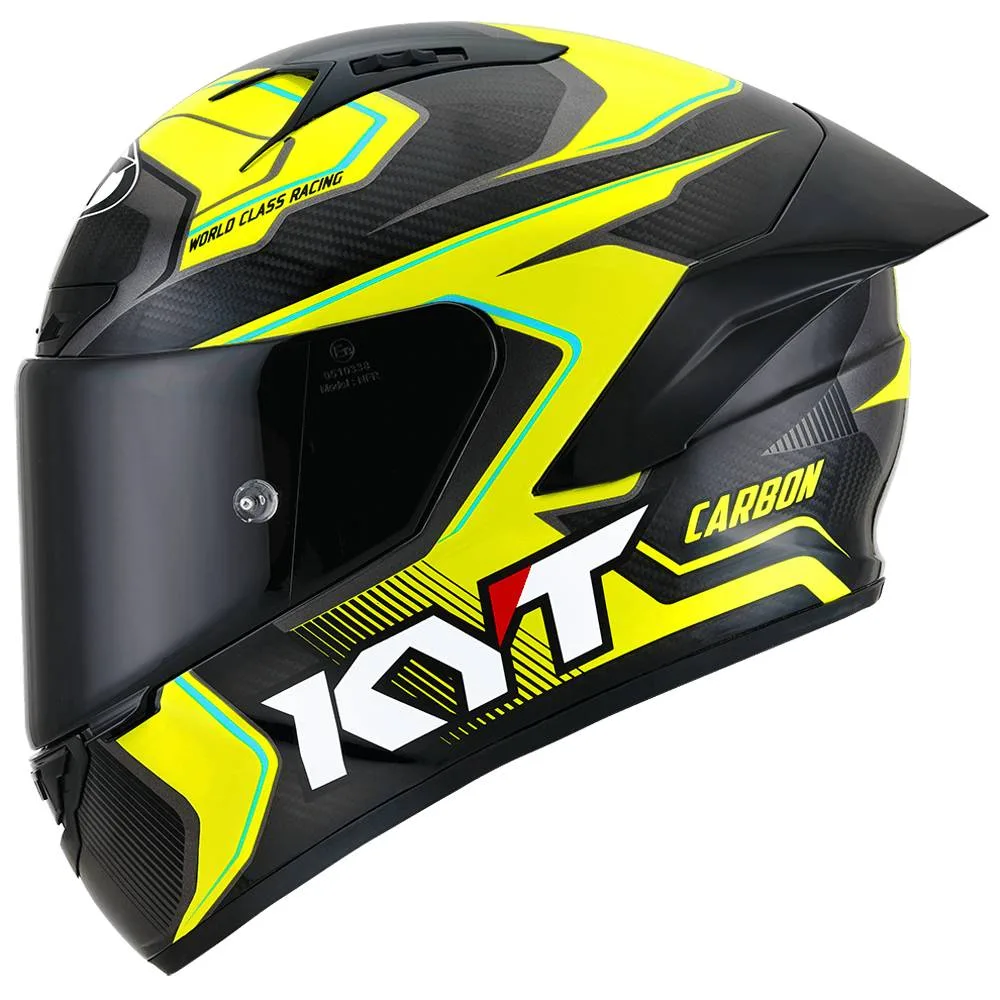 KYT Casco NZ-Race Carbon Competition Amarillo