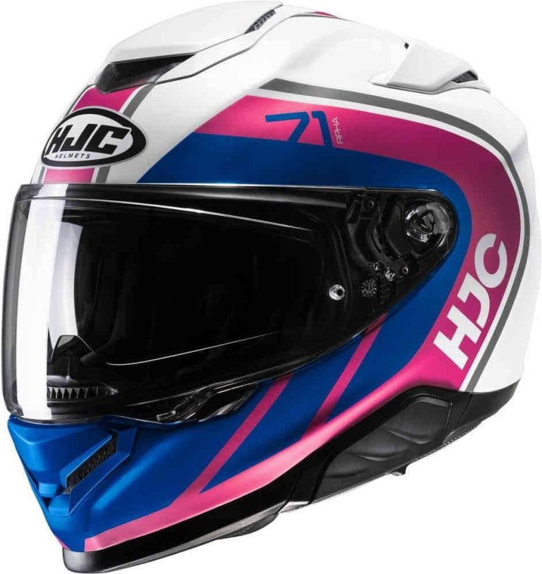 HJC Casco RPHA 71 Mapos Blanco/Rosa/Azul