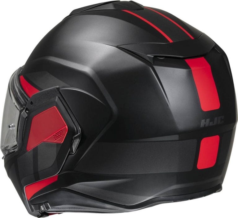 HJC Casco I100 Beis Negro/Rojo
