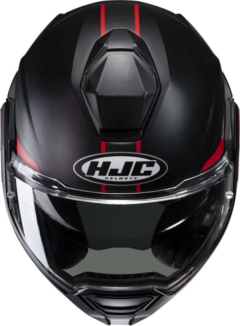 HJC Casco I100 Beis Negro/Rojo