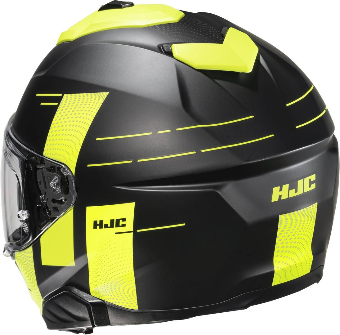 HJC Casco I71 Peka Negro/Amarillo Fluor