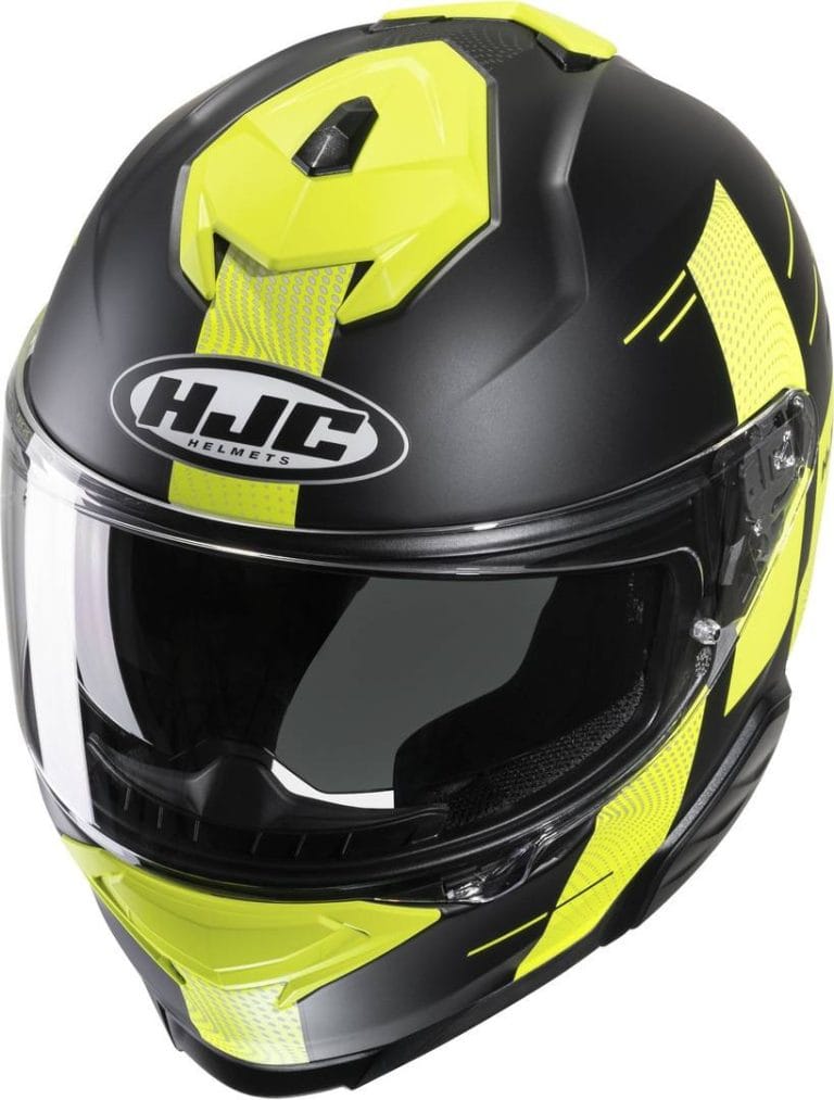 HJC Casco I71 Peka Negro/Amarillo Fluor