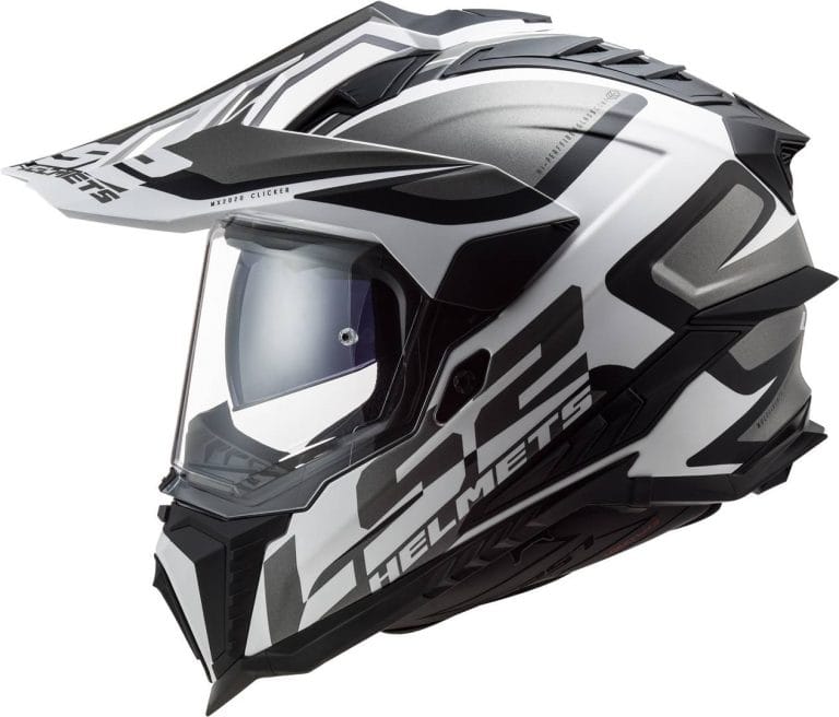 LS2 Casco MX701 Explorer Alter Negro Mate/Blanco