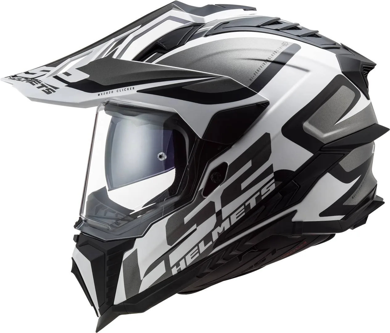 LS2 Casco MX701 Explorer Alter Negro Mate/Blanco