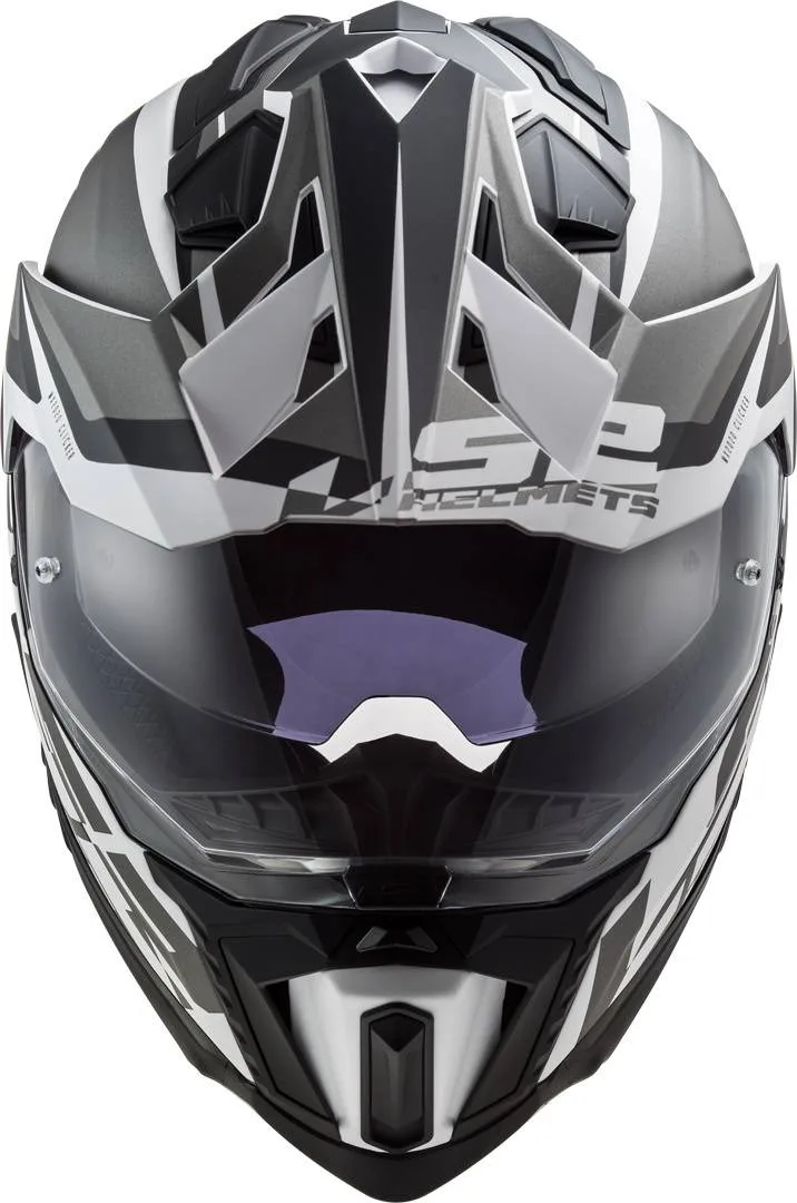 LS2 Casco MX701 Explorer Alter Negro Mate/Blanco