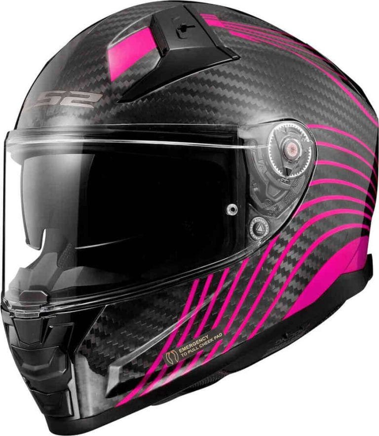 LS2 Casco FF811 Vector II Carbon Flux Violeta