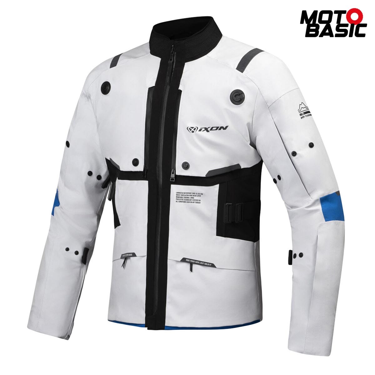 Chaqueta IXON M-Skeid Gris/Azul