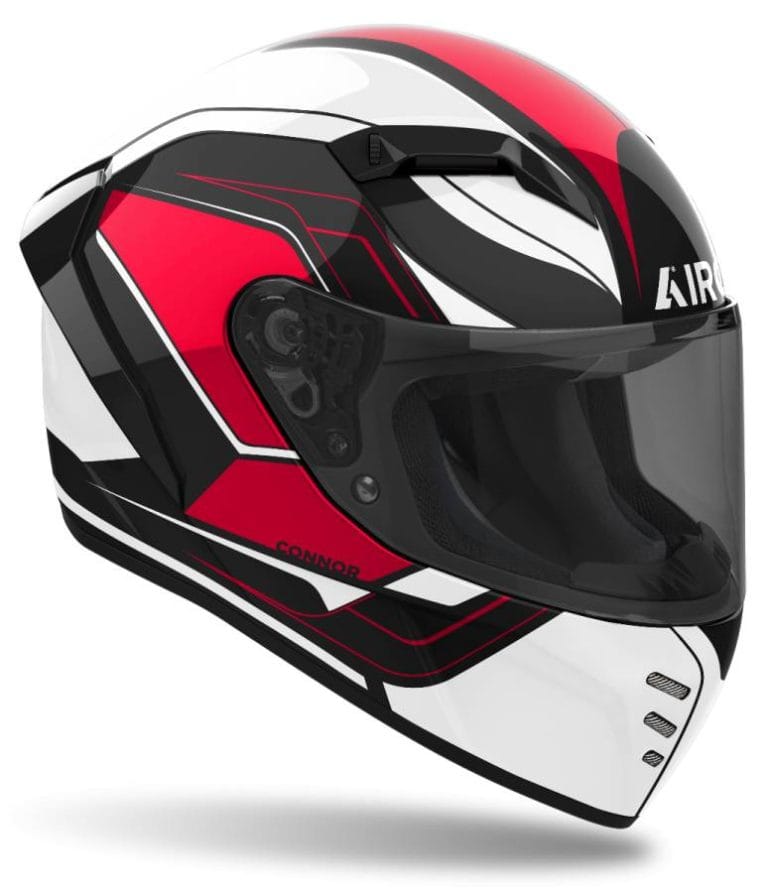AIROH Casco Connor Dunk Rojo/Blanco/Negro