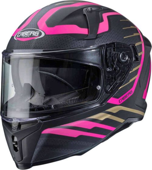 CABERG Casco Avalon Forge Negro/Rosa/Gris