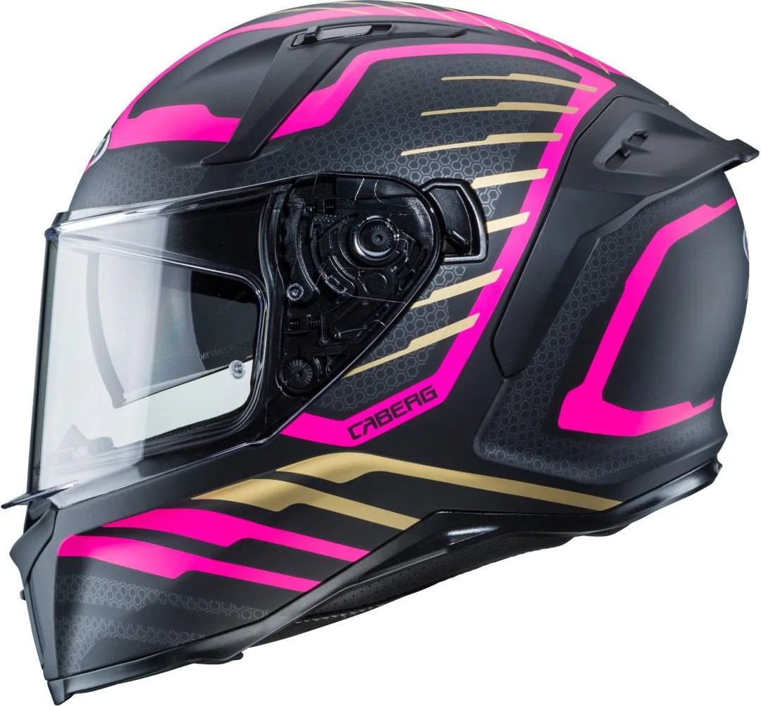 CABERG Casco Avalon Forge Negro/Rosa/Gris