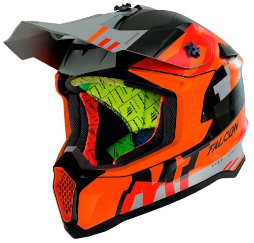MT Casco Falcon Arya Naranja Mate (A3)