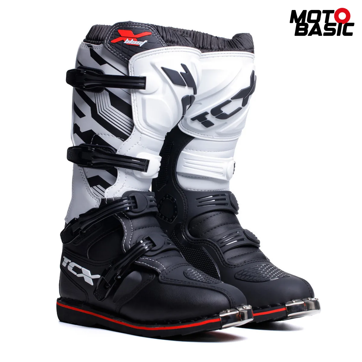 Botas TCX X-Blast Negro/Blanco/Rojo