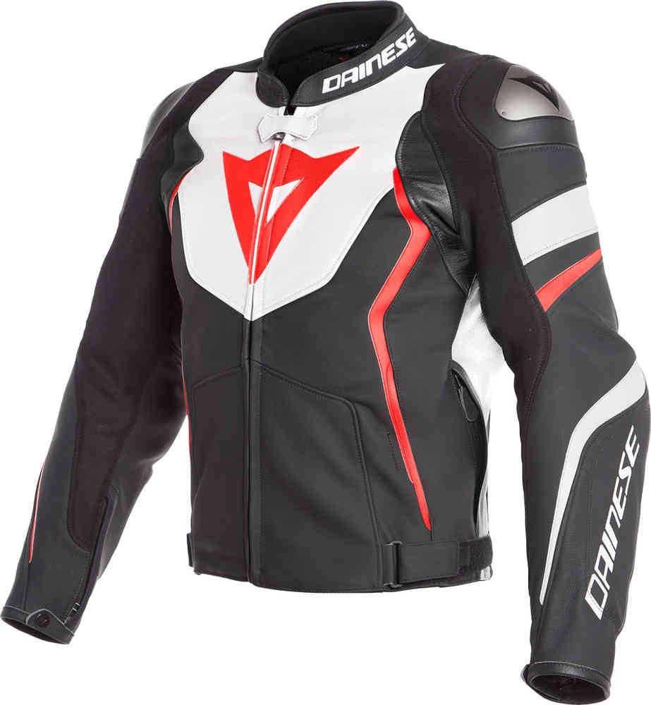 DAINESE Chaqueta Avro 4 Negro/Blanco/Rojo Fluor
