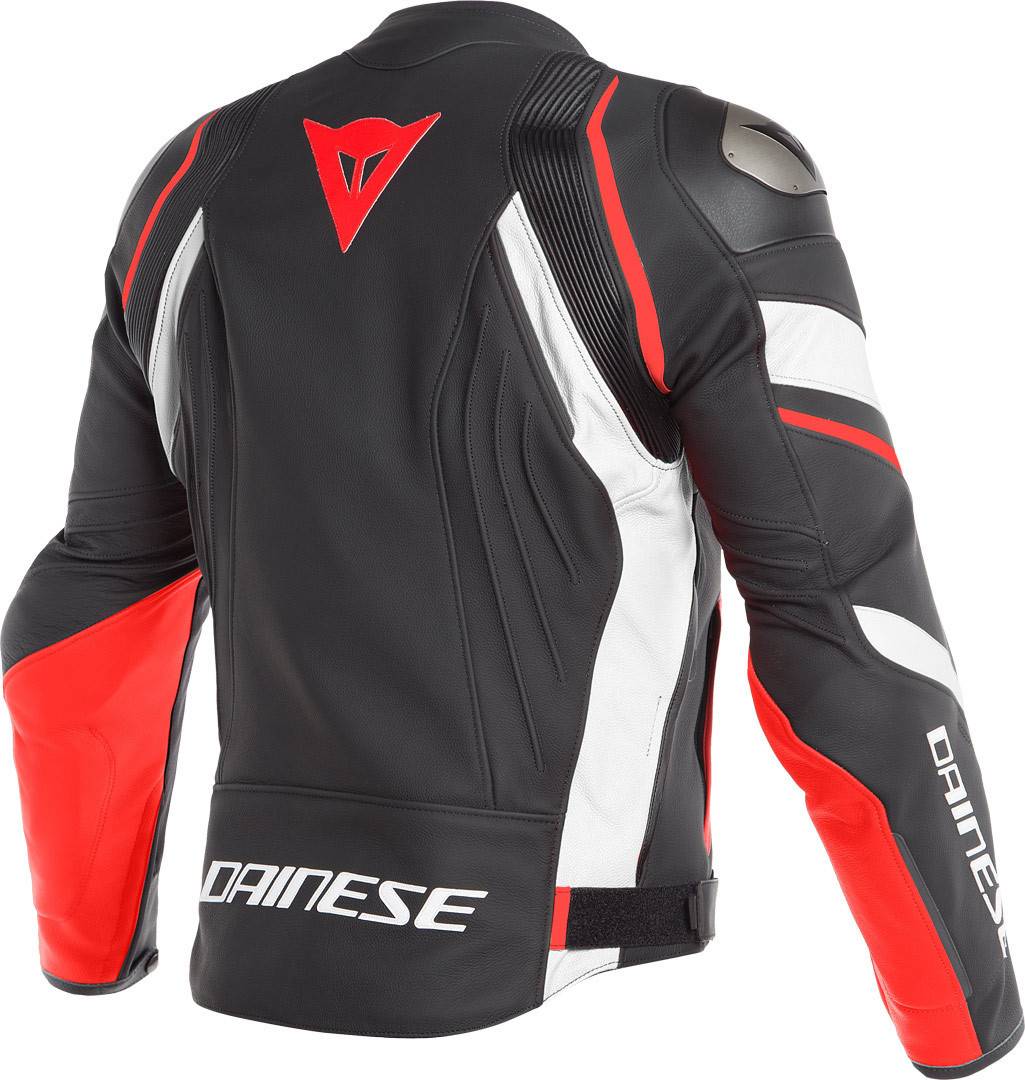 DAINESE Chaqueta Avro 4 Negro/Blanco/Rojo Fluor
