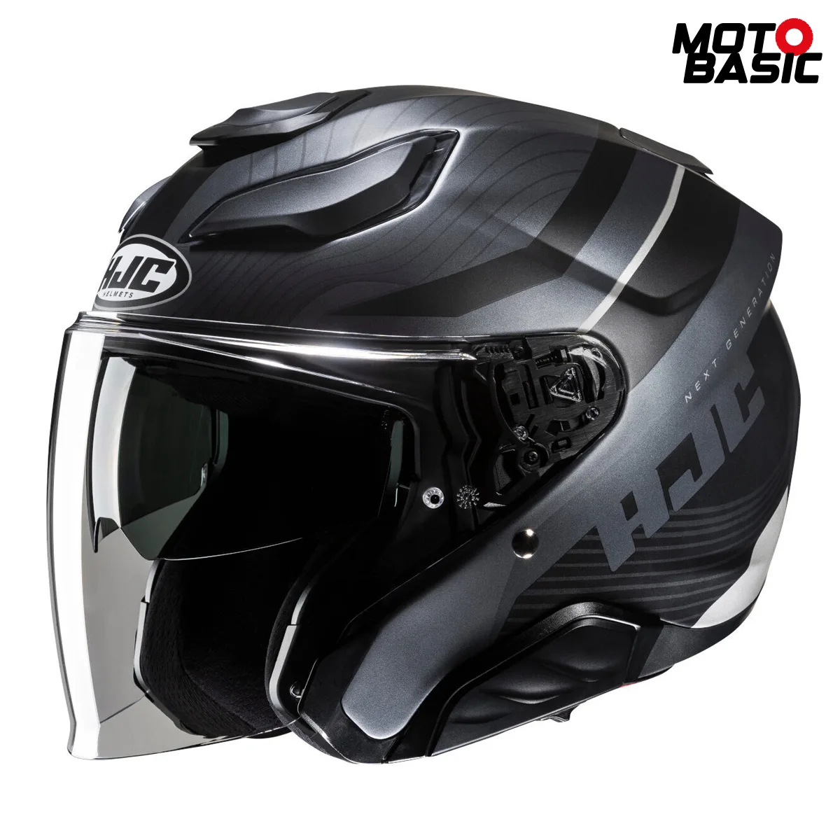 Casco HJC F31 Naby Gris/Negro