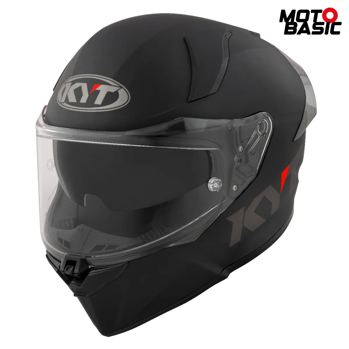 Casco KYT R2R Plain Negro Mate